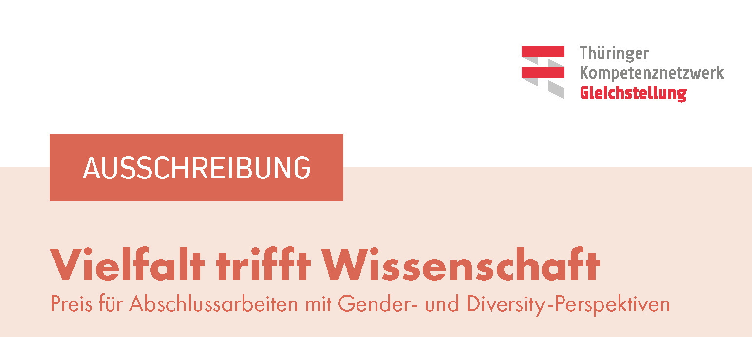 PREISAUSSCHREIBUNG »Vielfalt trifft Wissenschaft«: Preis für Abschlussarbeiten mit Gender- und Diversity-Perspektiven